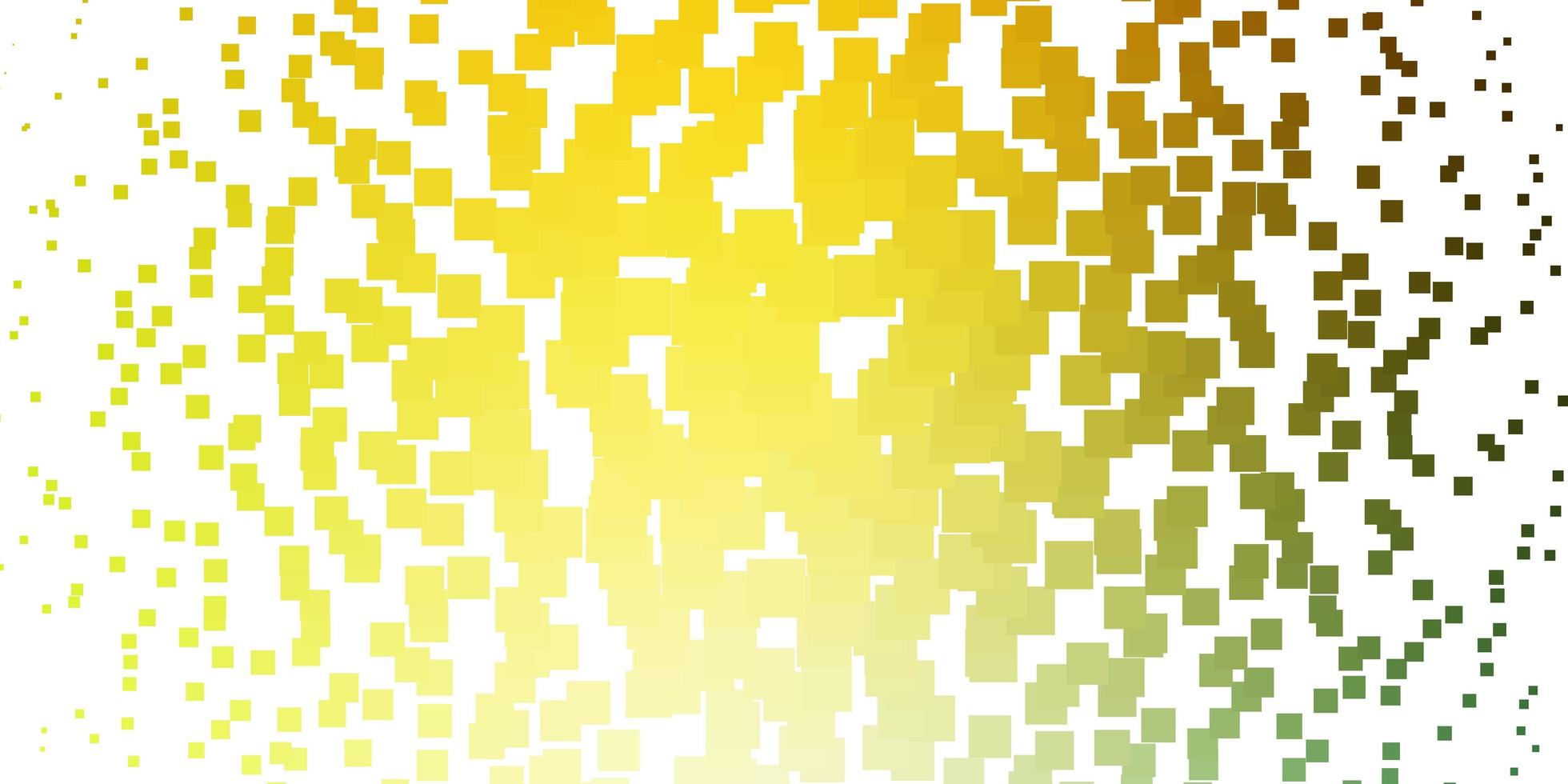 Light Green, Yellow vector backdrop with rectangles.