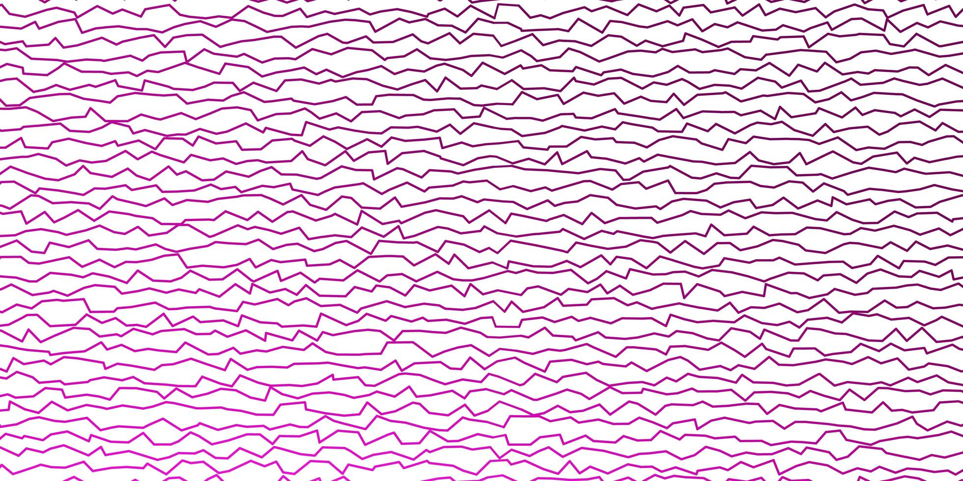 diseño vectorial de color rosa oscuro con líneas torcidas. vector