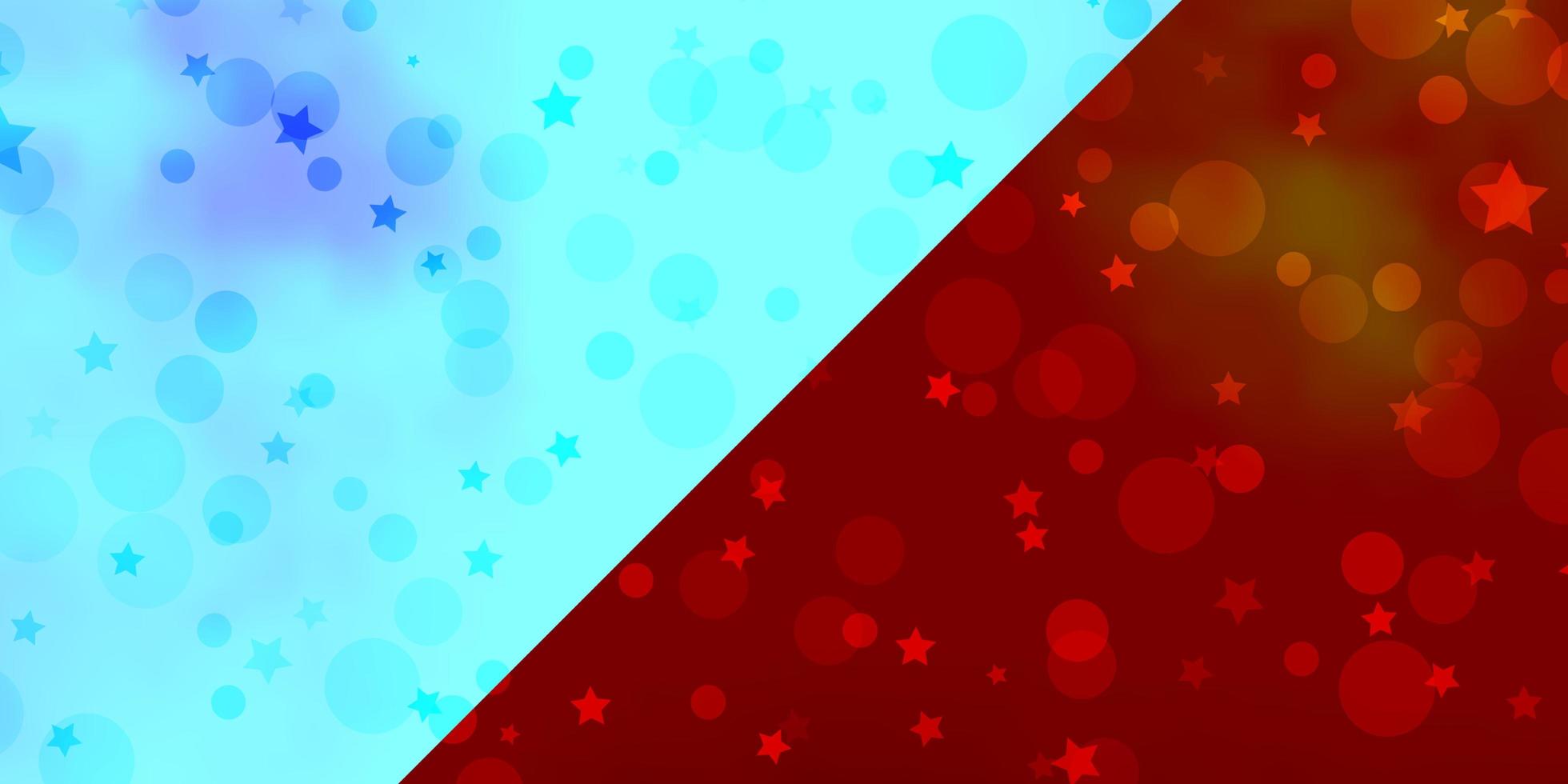 Vector background with circles, stars.