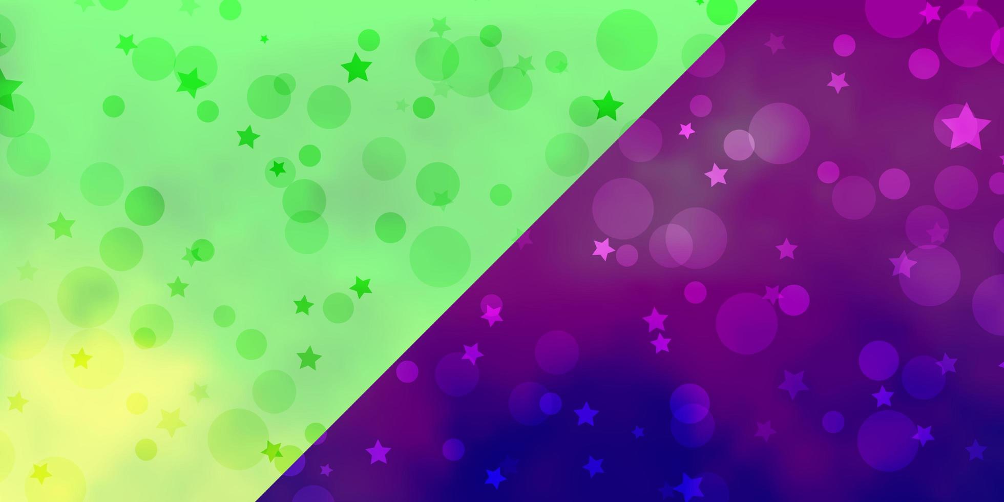 Vector texture with circles, stars.