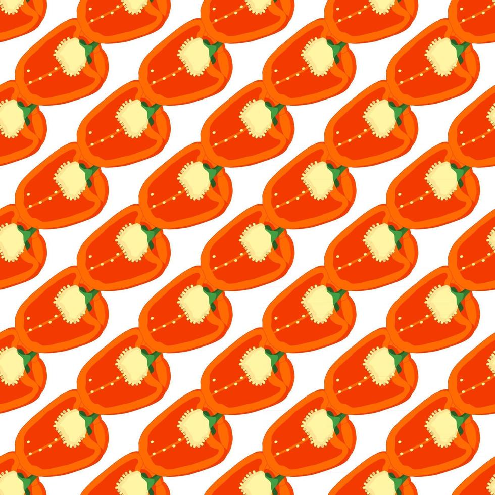 Illustration on theme of bright pattern bell pepper vector