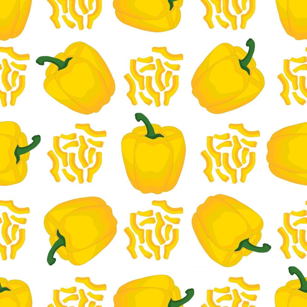 Illustration on theme of bright pattern bell pepper vector