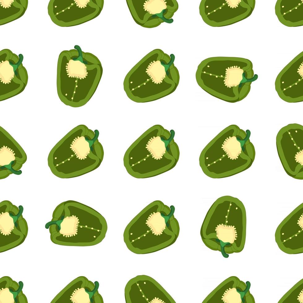 Illustration on theme of bright pattern bell pepper vector
