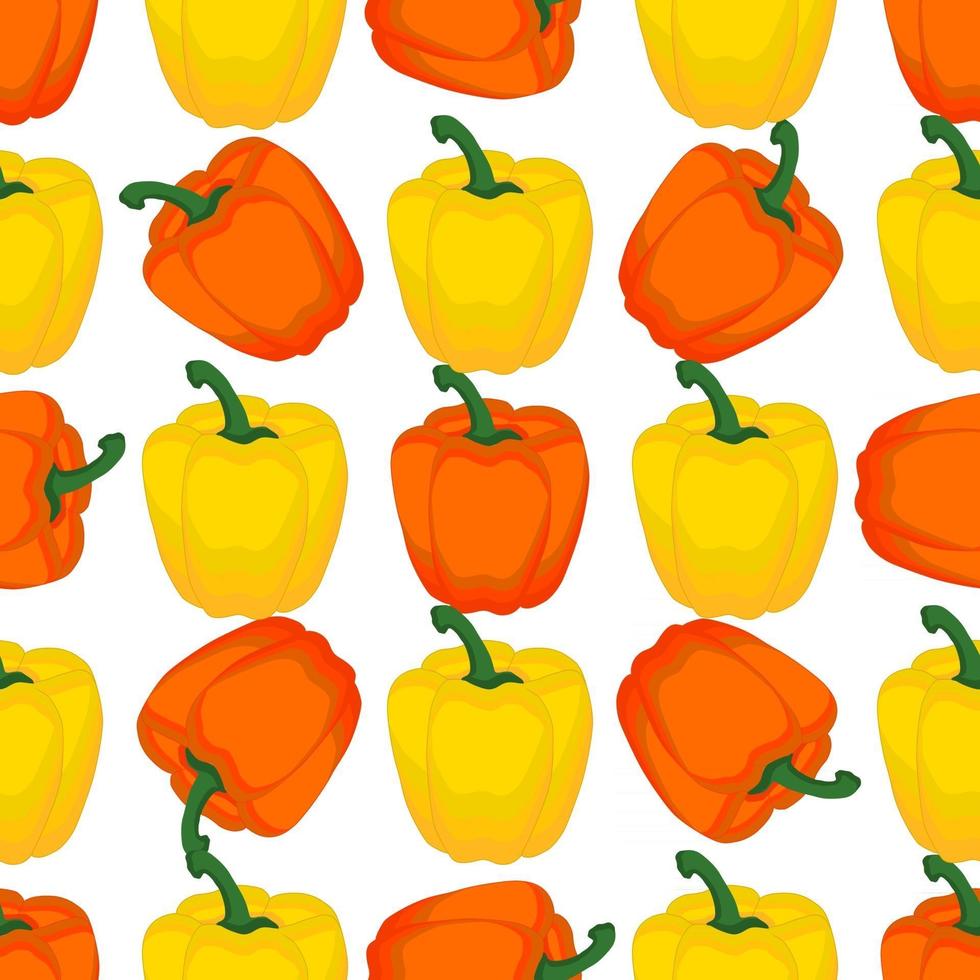 Illustration on theme of bright pattern bell pepper vector