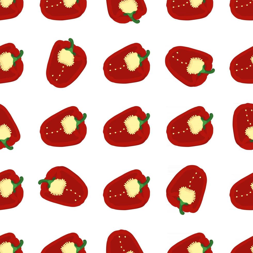 Illustration on theme of bright pattern bell pepper vector