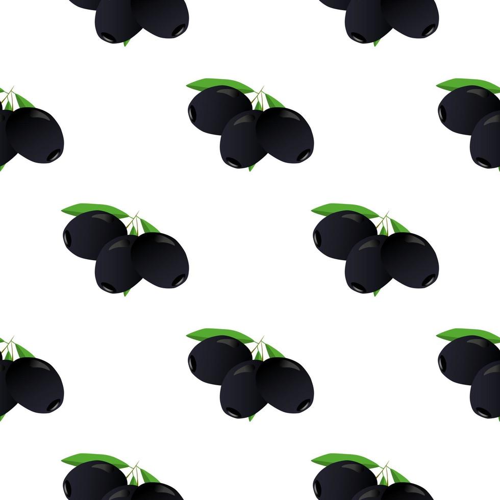 Illustration on theme of bright pattern italian olive vector