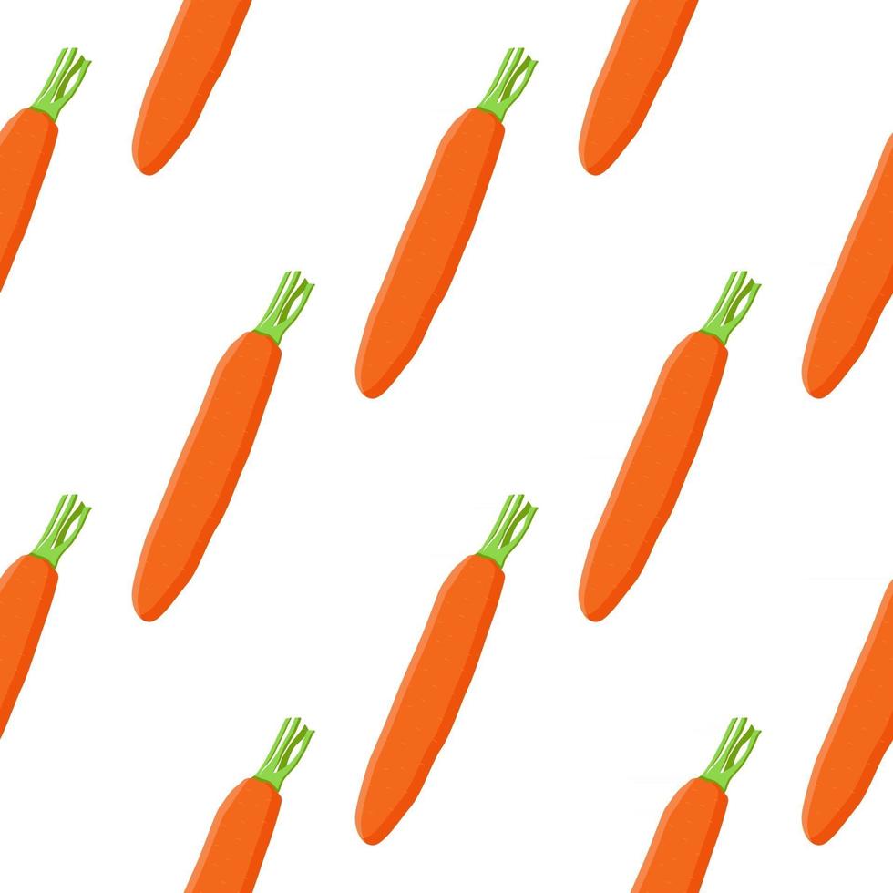 Illustration on theme of bright pattern yellow carrots vector