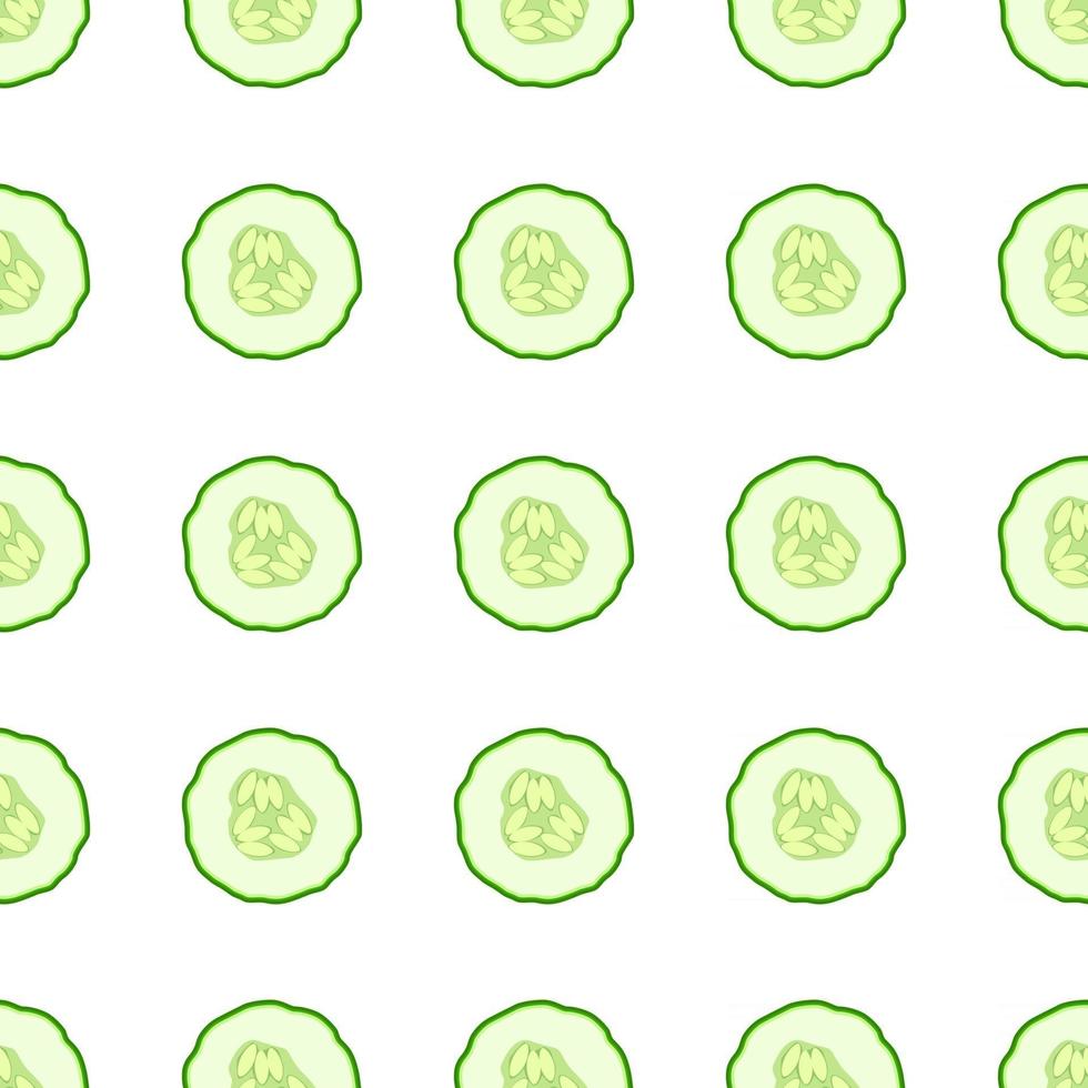 Illustration on theme of bright pattern green cucumber vector