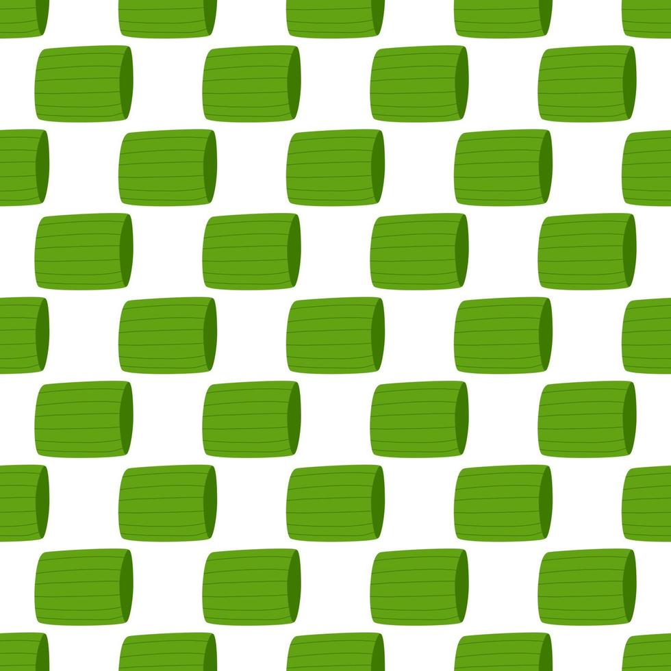 Illustration on theme of bright pattern green onion vector