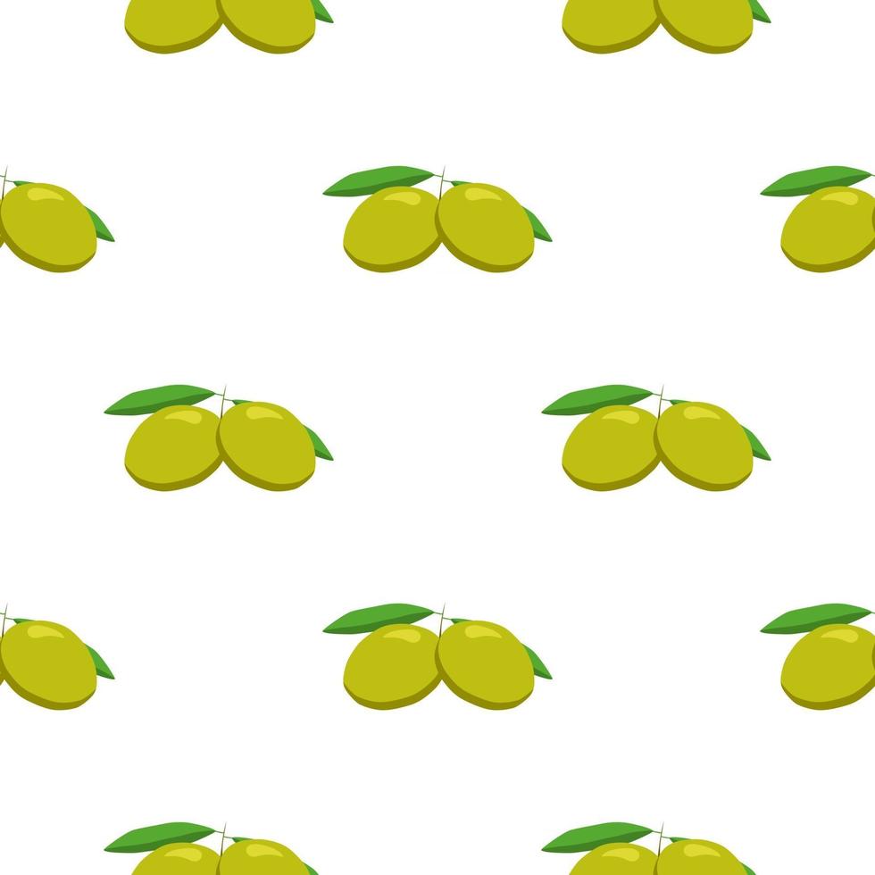 Illustration on theme of bright pattern italian olive vector