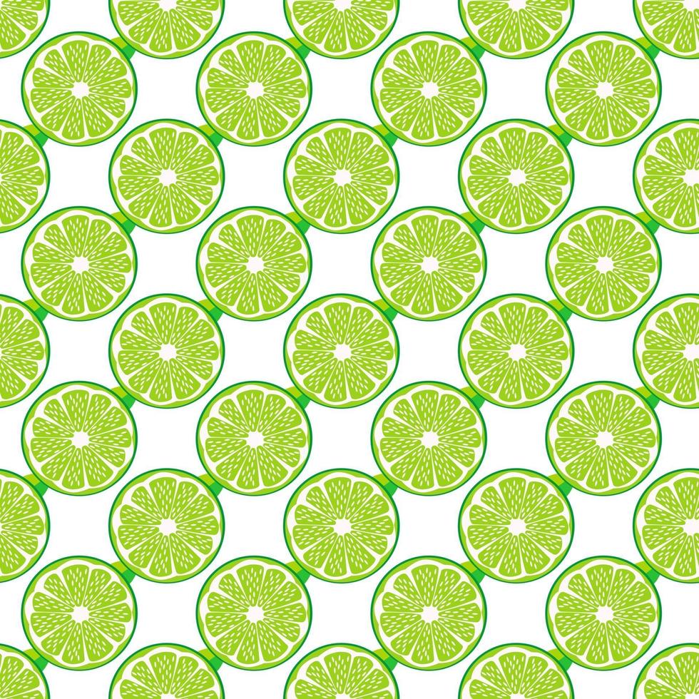 Illustration on theme big colored seamless green lime vector