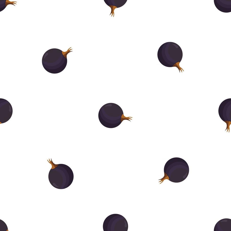Illustration on theme big colored seamless currant vector