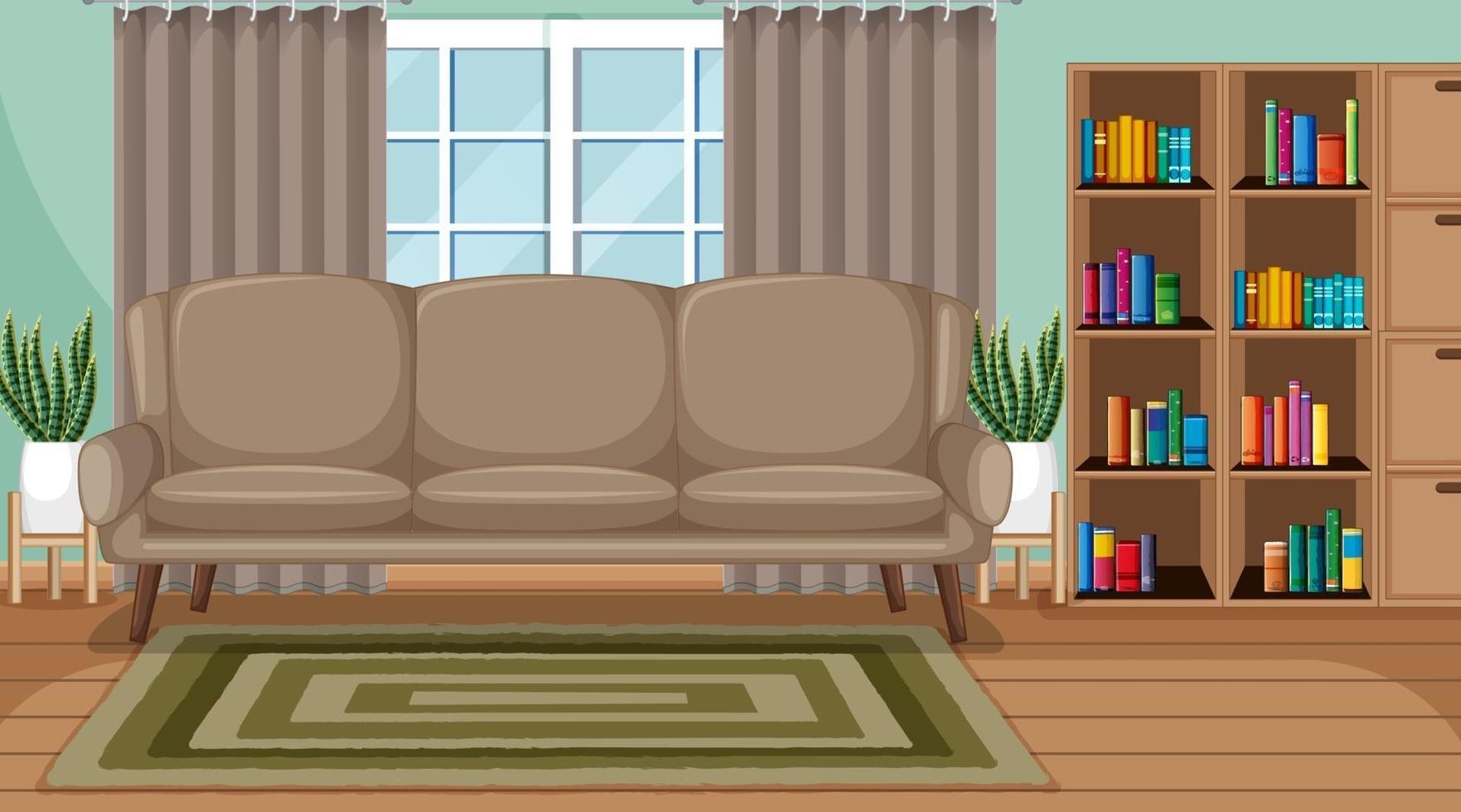 Living Room Cartoon Vector Art Icons