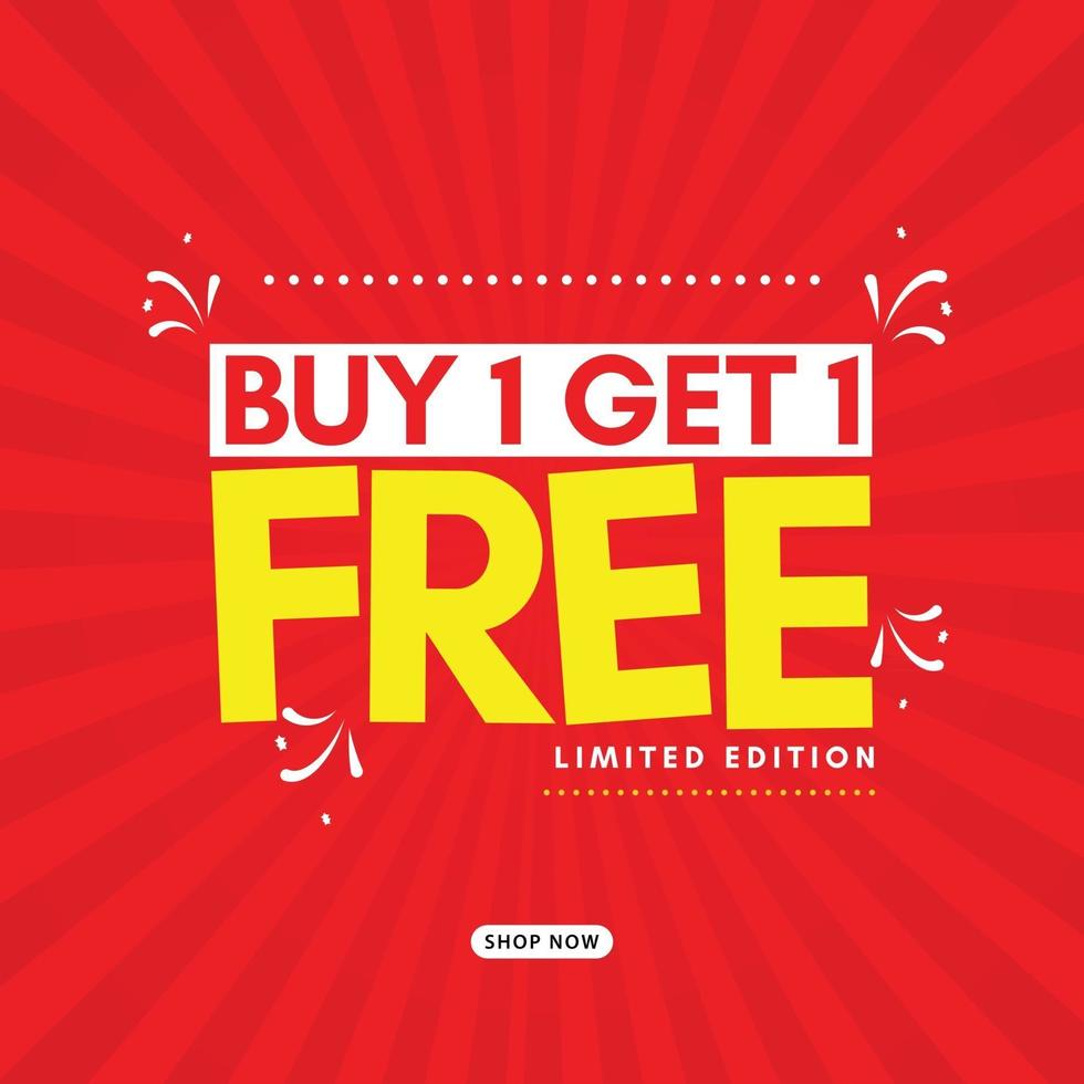 Special Weekend Buy this 2 Get 1 Free. Vector illustration.