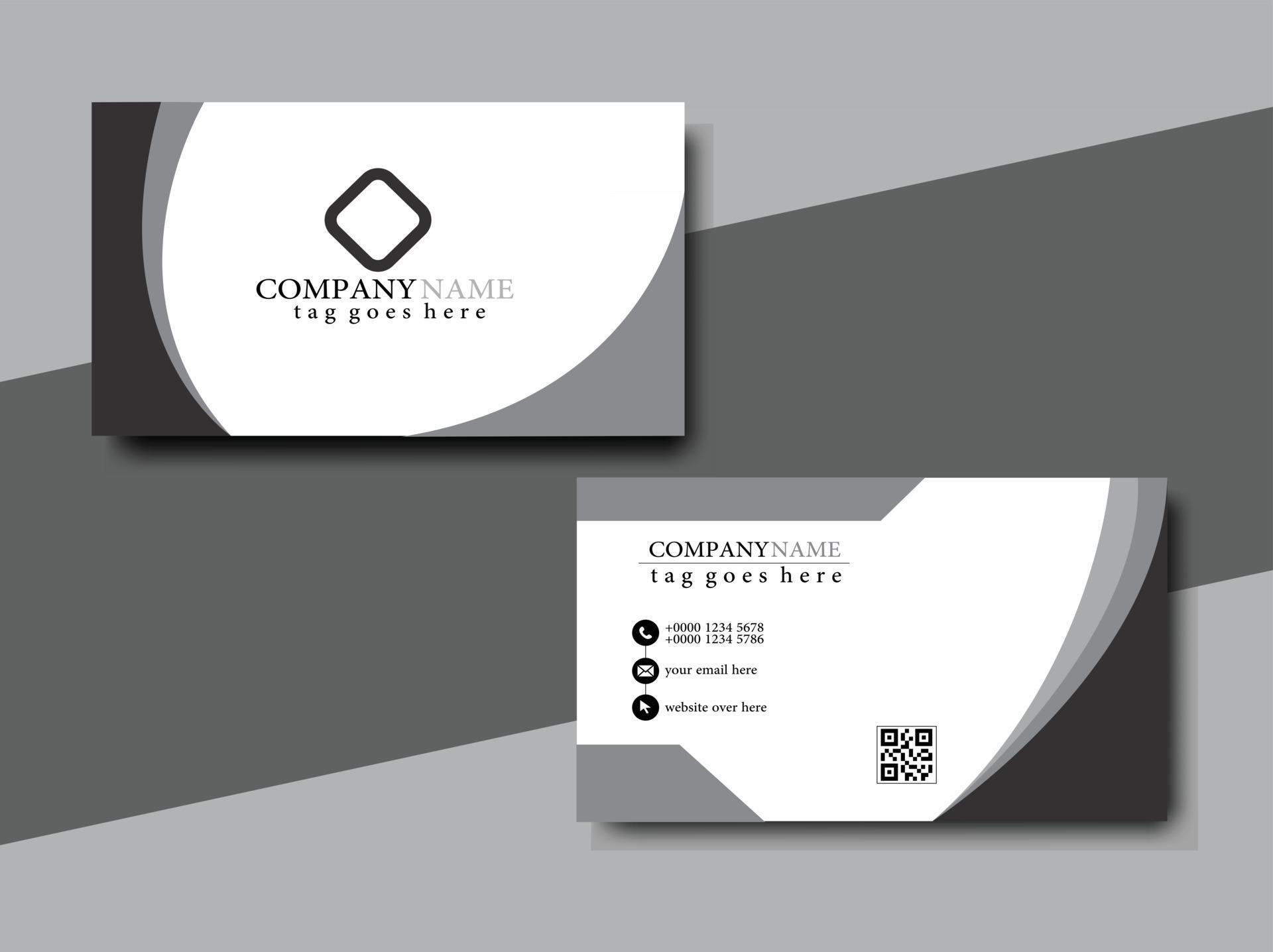 Commercial Business Card Design 2989622 Vector Art at Vecteezy