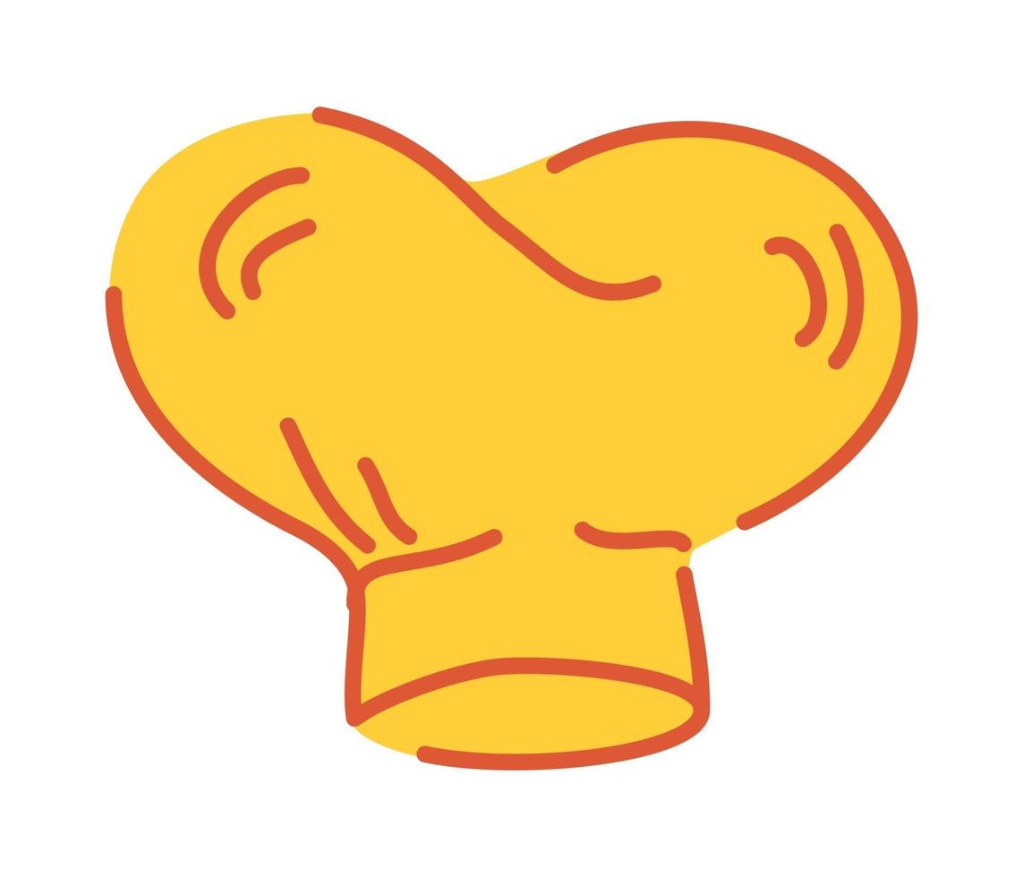 Chef's hat. Cooking food. Chef's uniform. vector