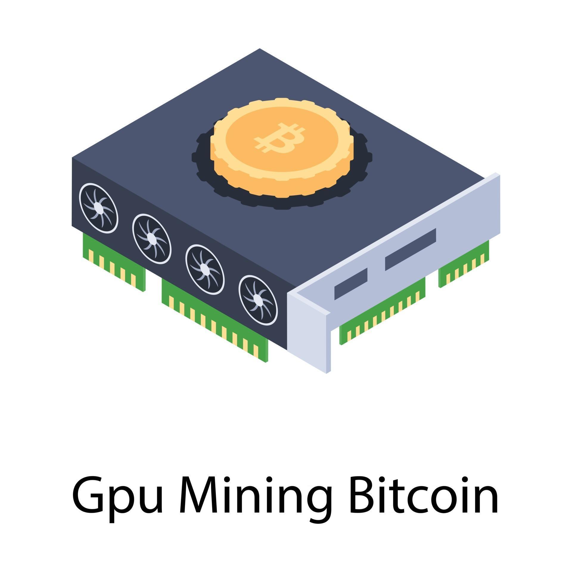 GPU Mining Bitcoin 2990041 Vector Art at Vecteezy