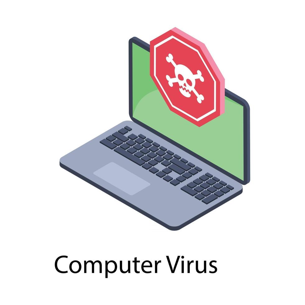 conceptos de virus informáticos vector