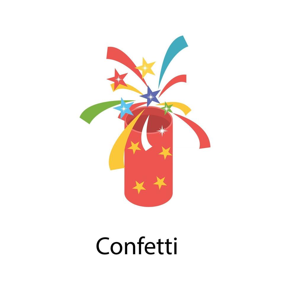 tendencias en conceptos de confeti vector