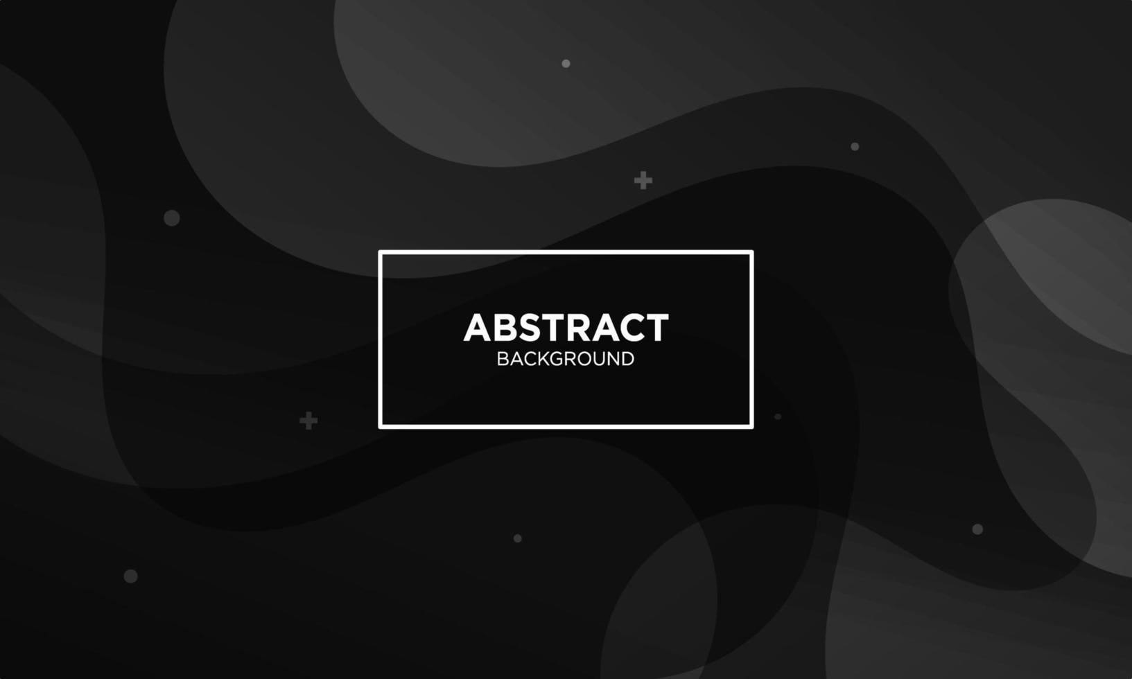 Abstract Black Fluid Wave Background vector