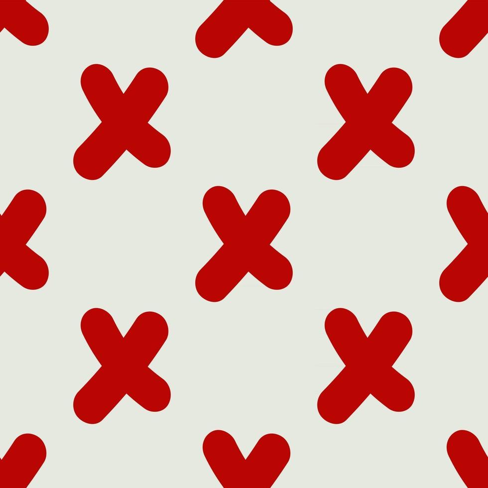 Modern Cross Seamless Repeat Pattern vector