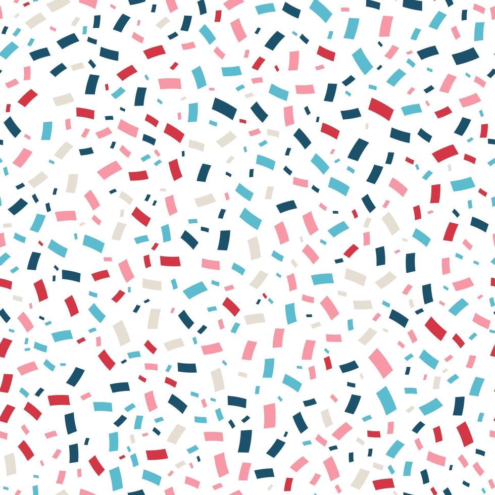 Colorful Confetti Seamless Repeat Pattern vector