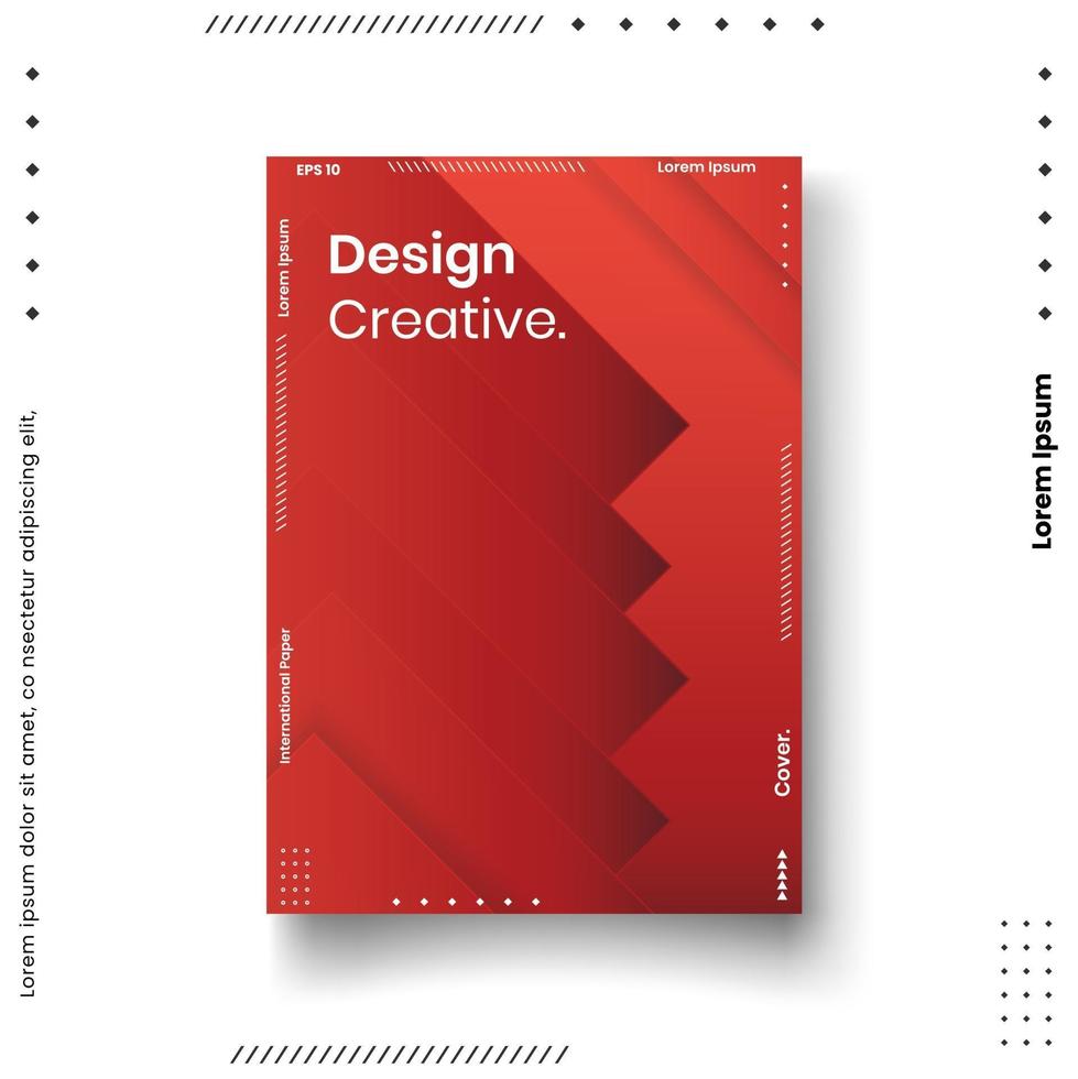 Cover design template set vector