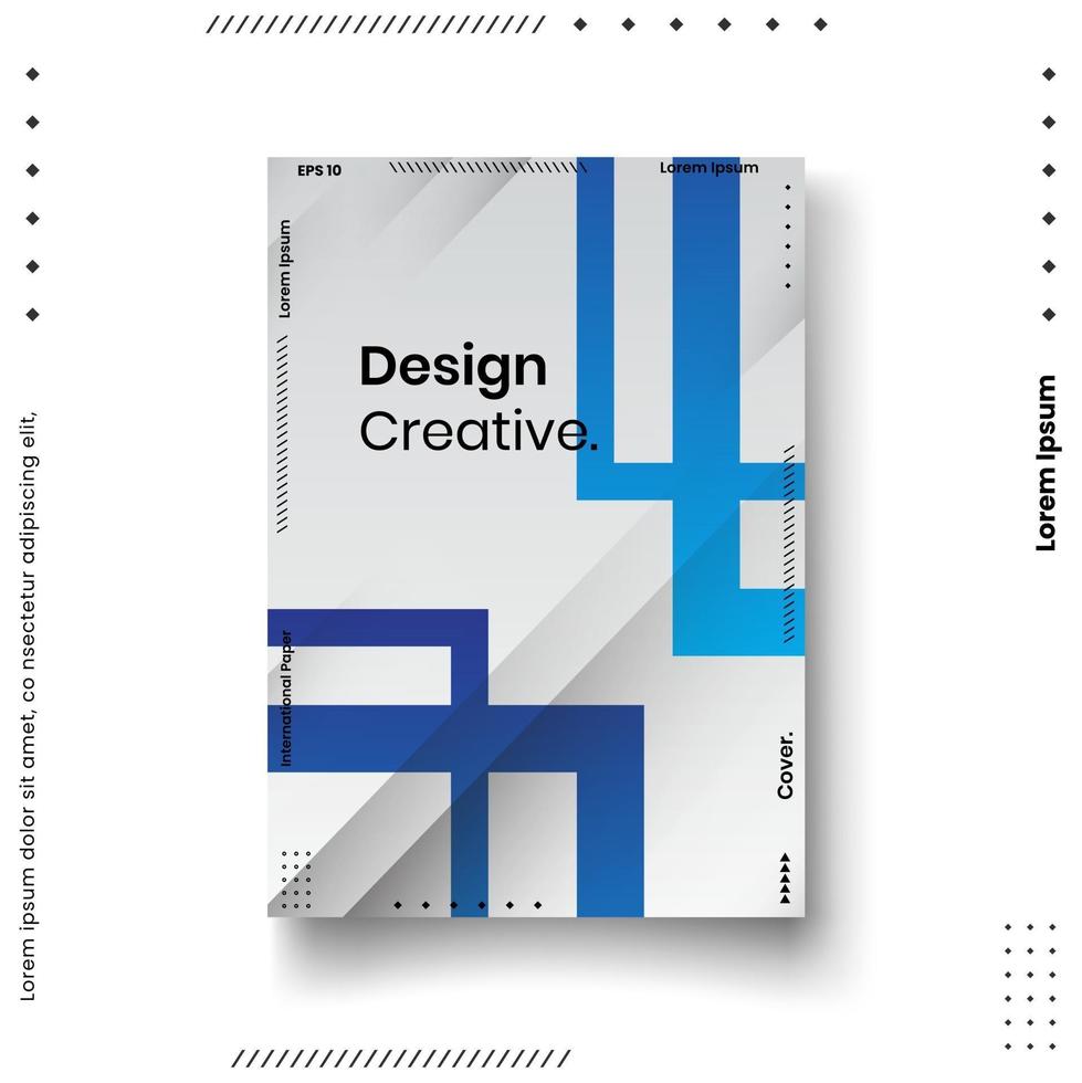 conjunto de plantillas de diseño de portada vector
