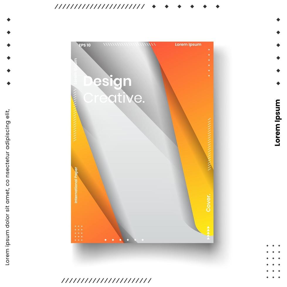 Cover design template set vector