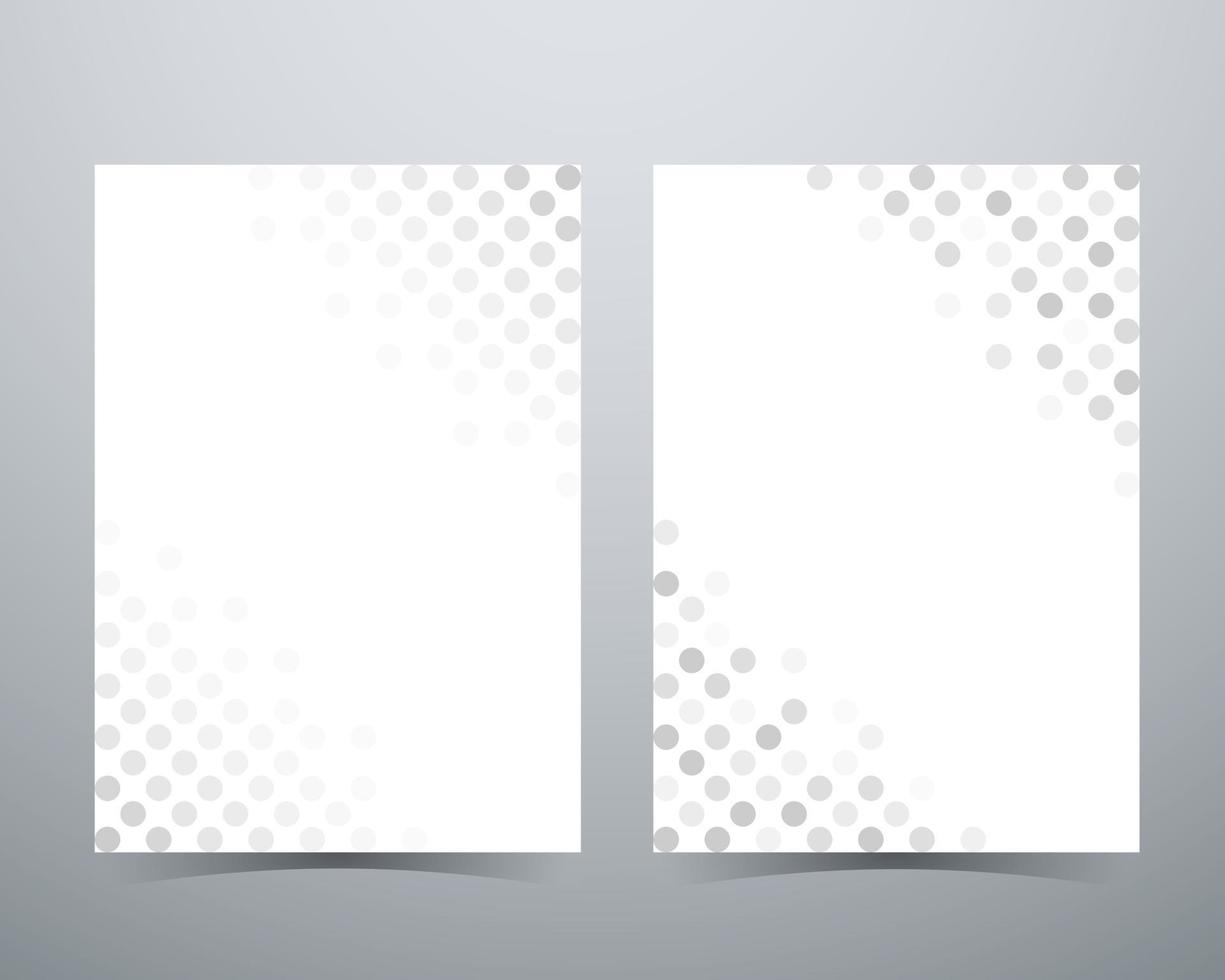 Abstract circle background. gray dot pattern vector