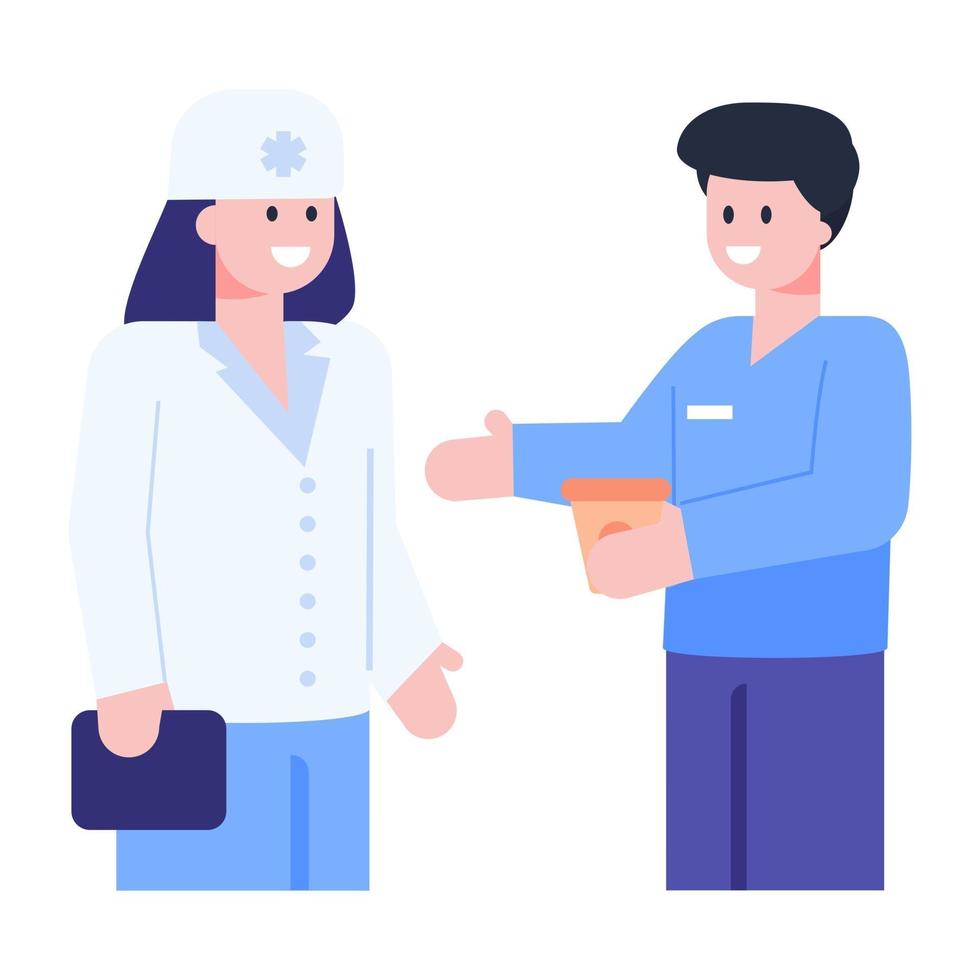 Patient Checkup and Medical vector