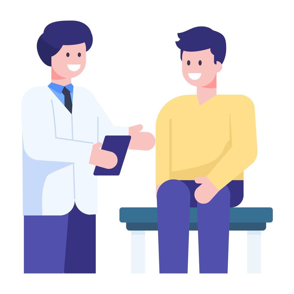 Patient Checkup and Medical vector