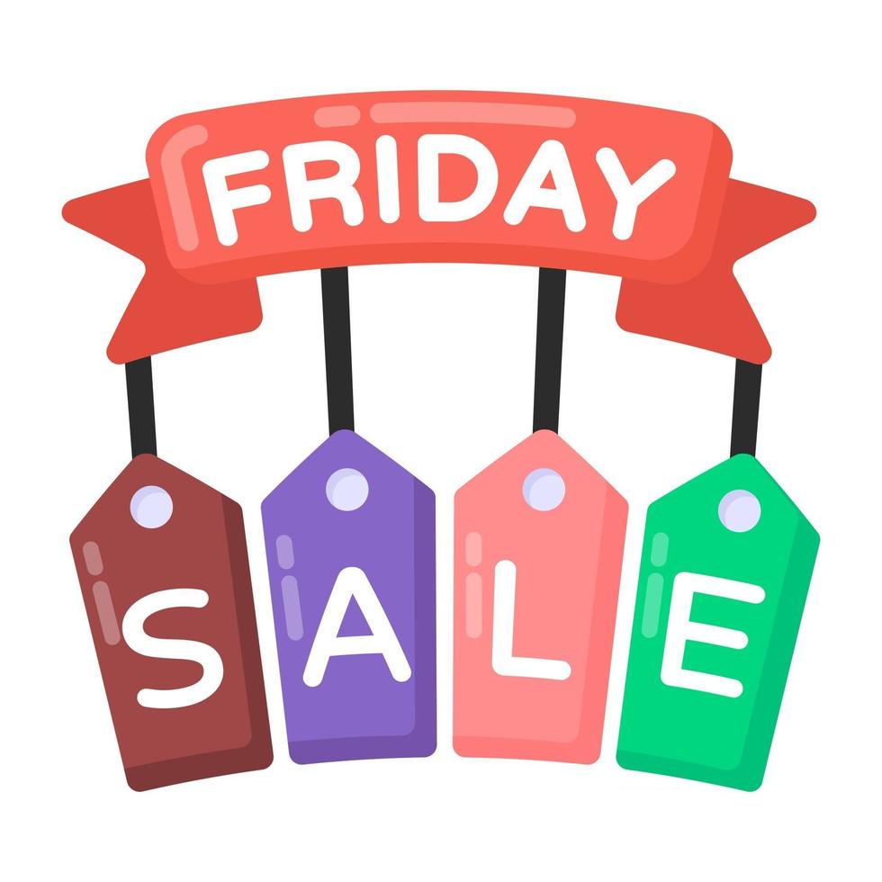 Friday Sale Sign vector