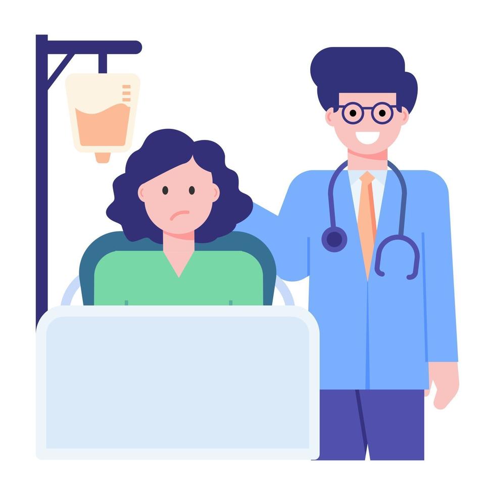 Patient Checkup and Medical vector