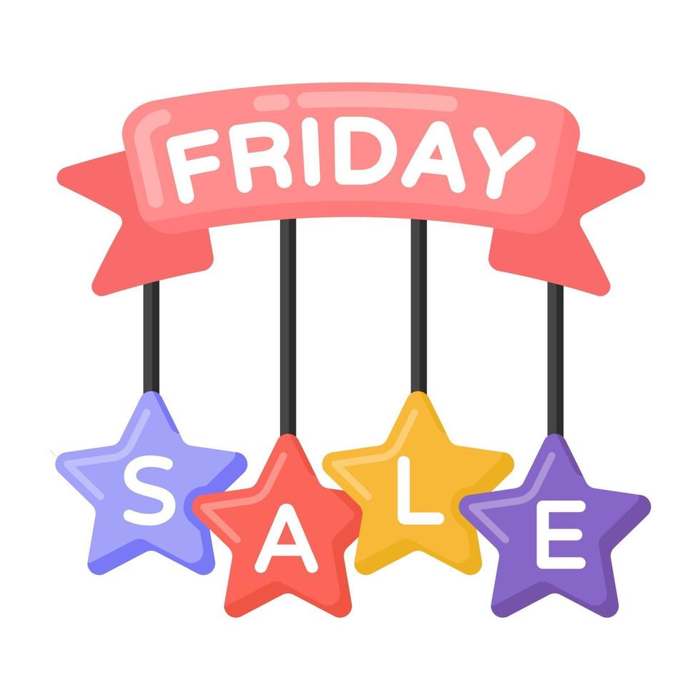 Friday Sale Sign vector