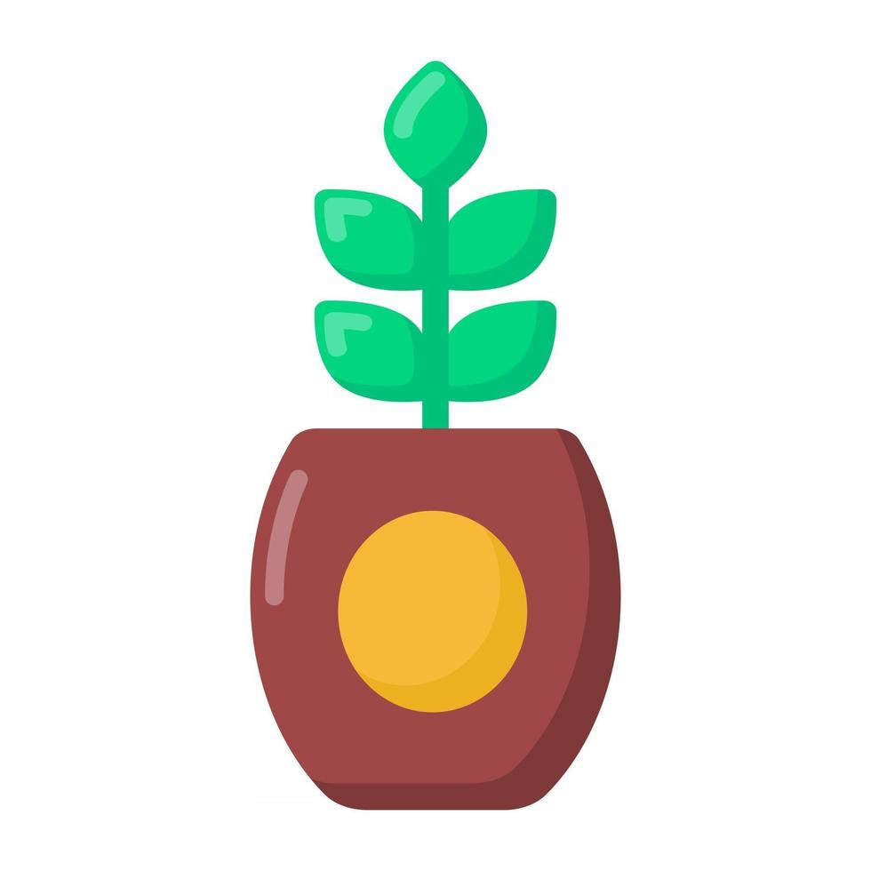 Indoor Plant Pot vector