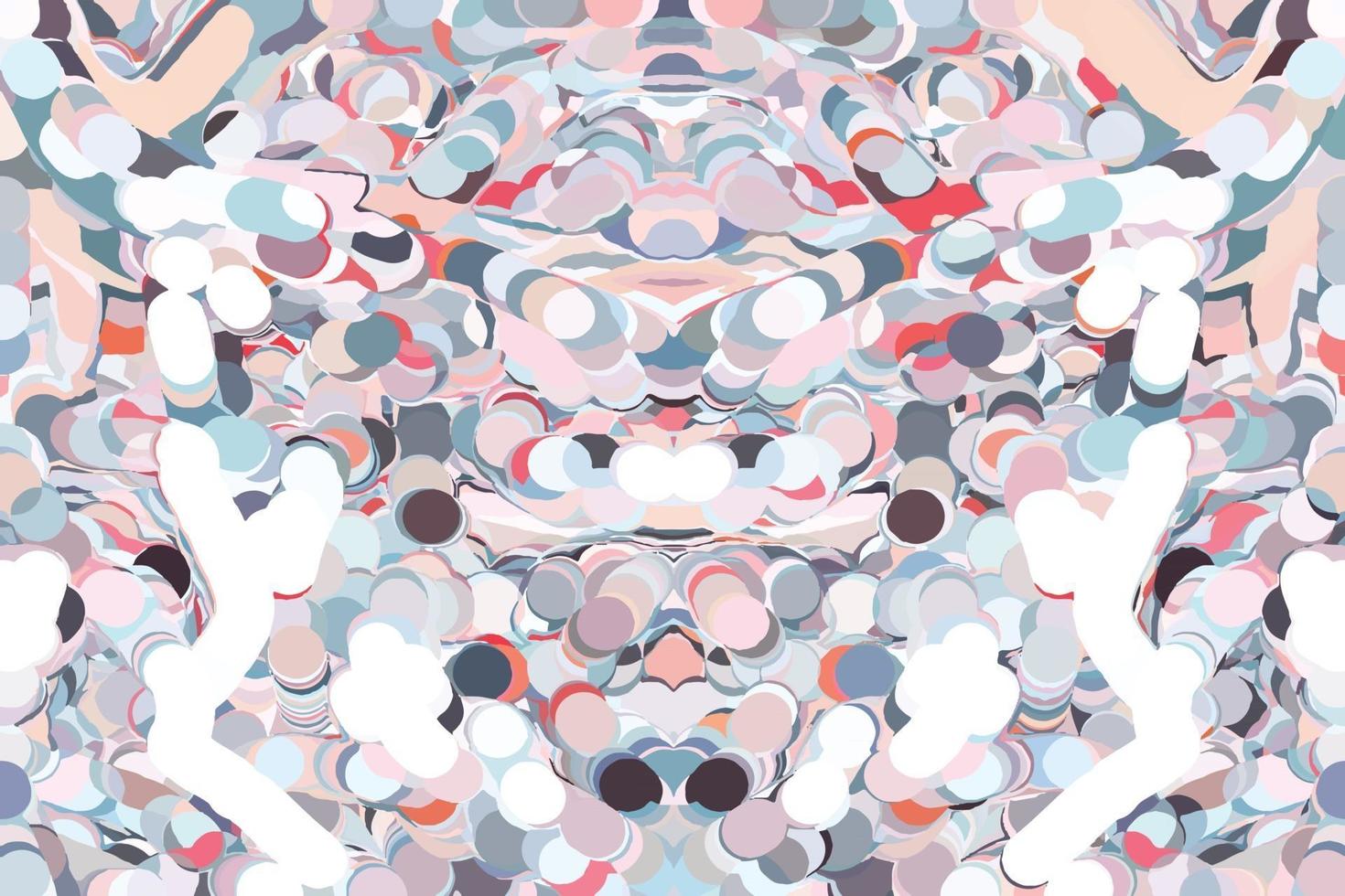 Liquify abstract colorful background vector
