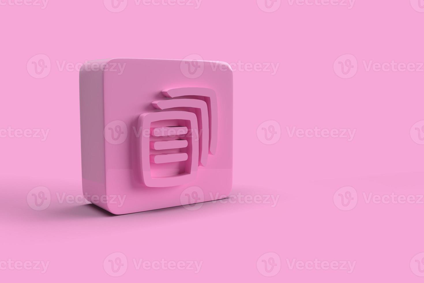 Colorful 3D Icon photo