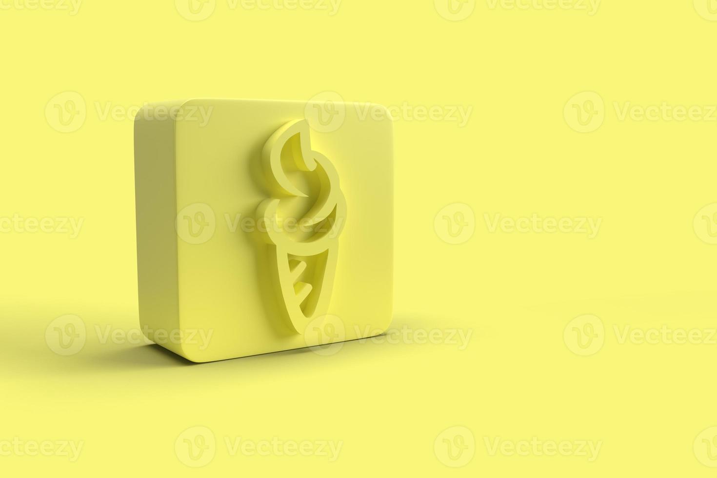 3D Rendering Icon photo