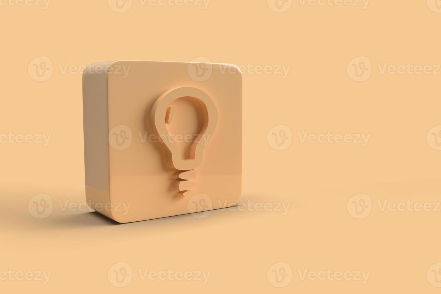 3D Rendering Icon photo