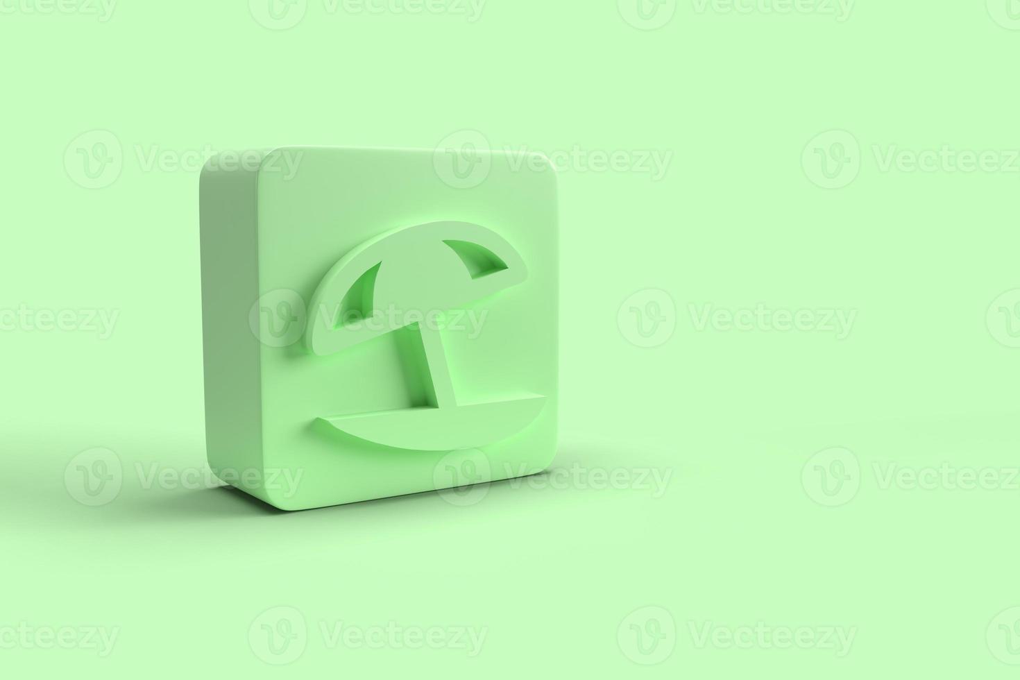 Icono de renderizado 3d foto