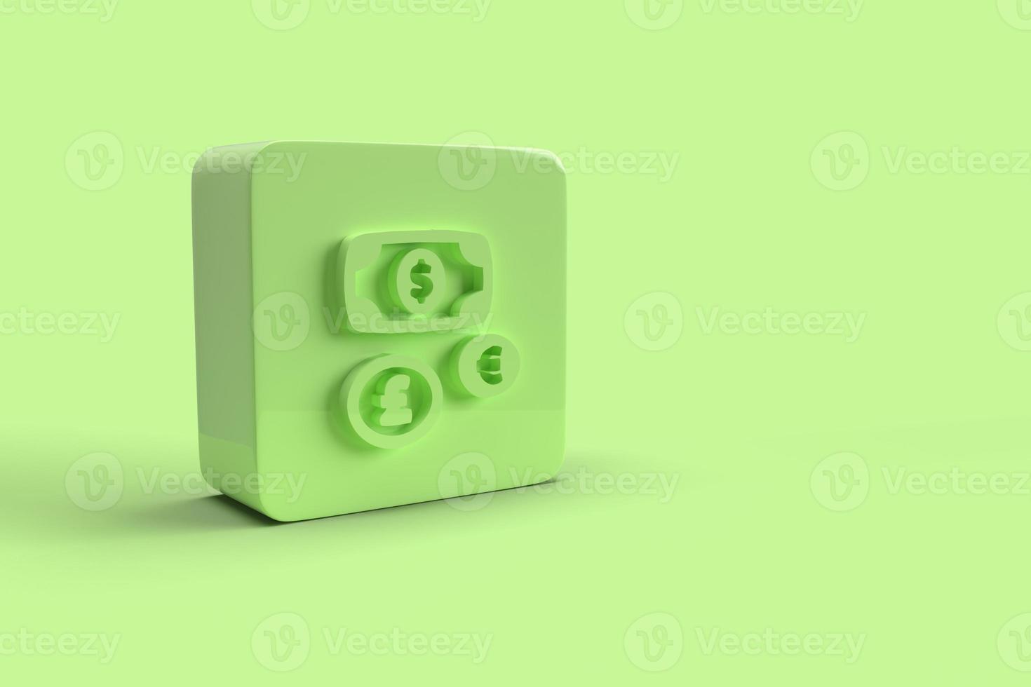 3D Rendering Icon photo