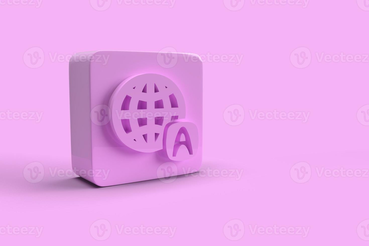 3D Rendering Icon photo