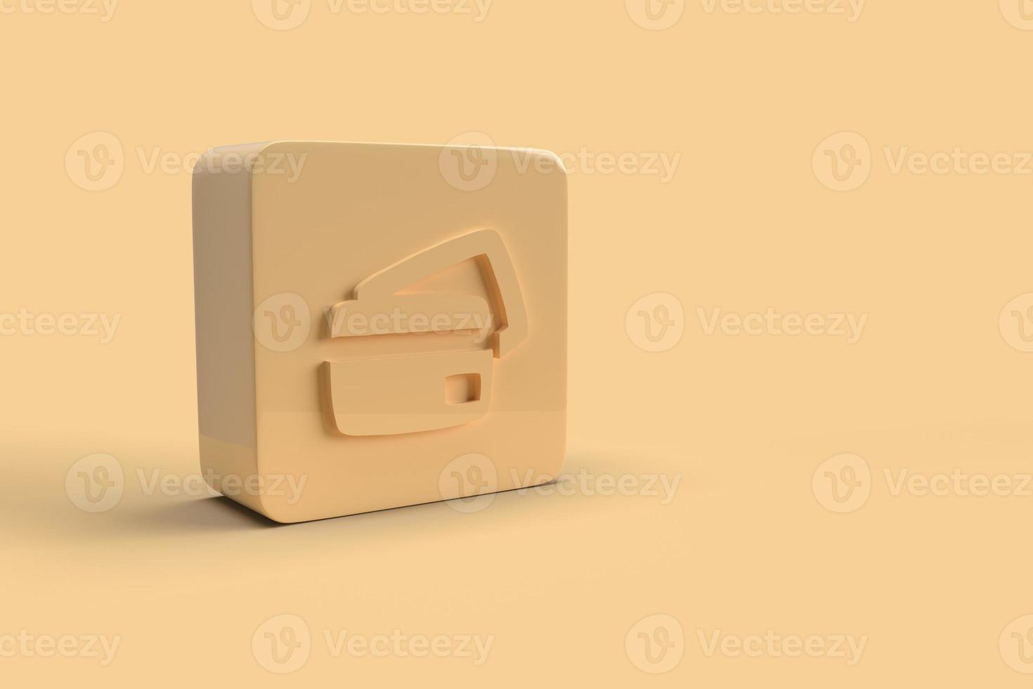 3D Rendering Icon photo