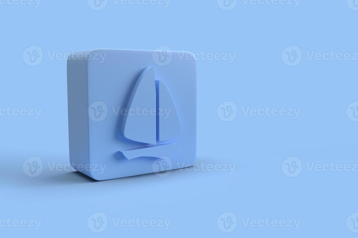 3D Rendering Icon photo