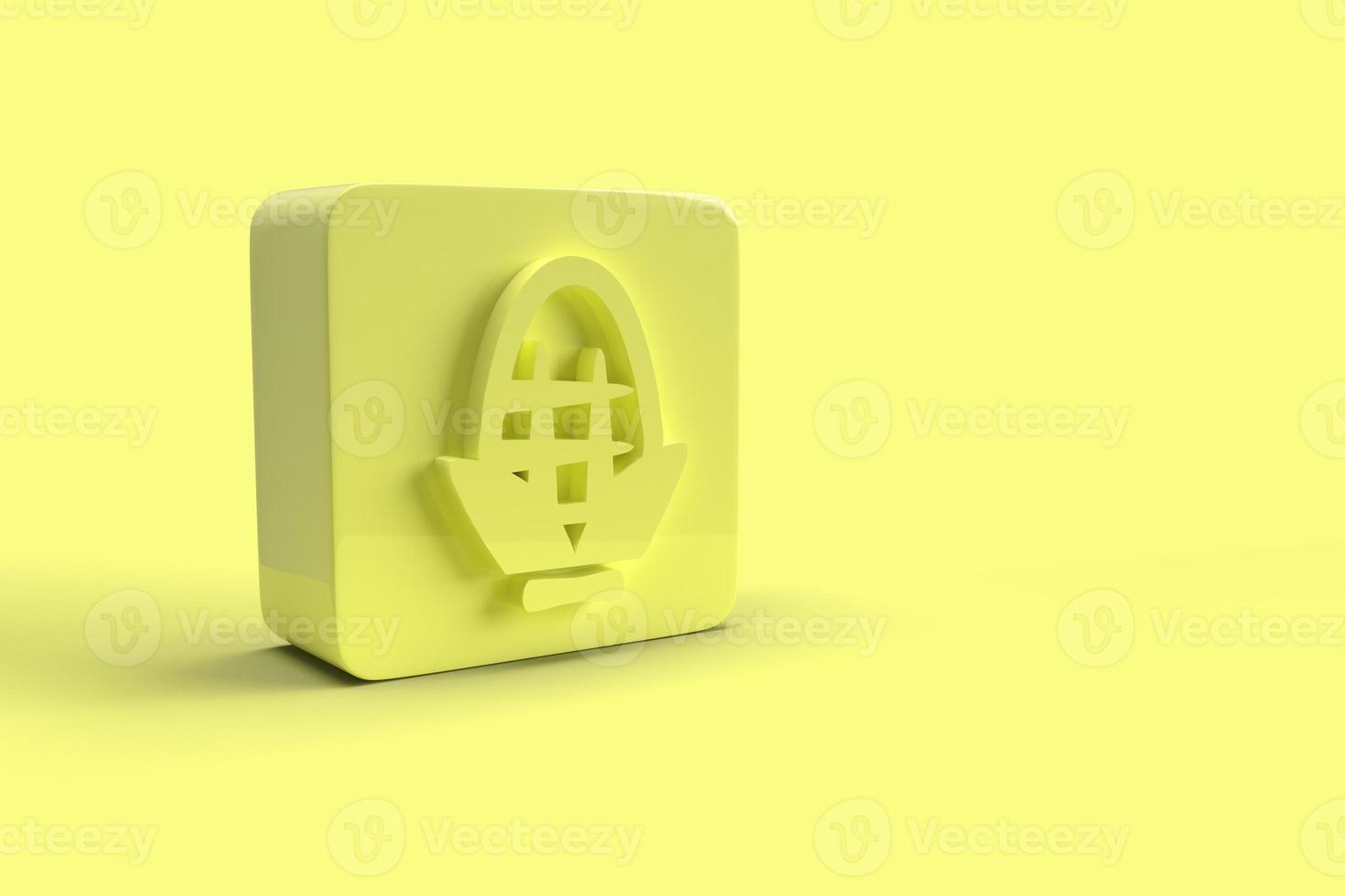 3D Rendering Icon photo