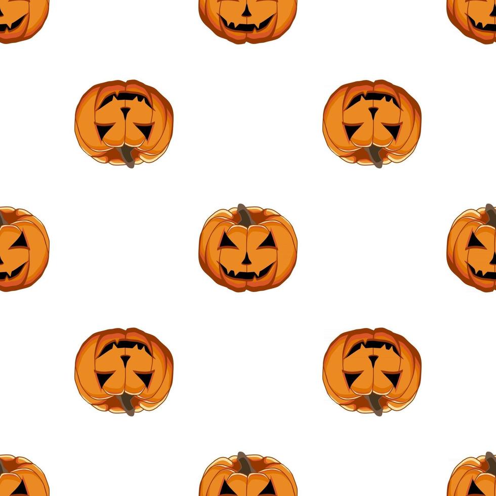 Illustration on theme big colored pattern Halloween vector