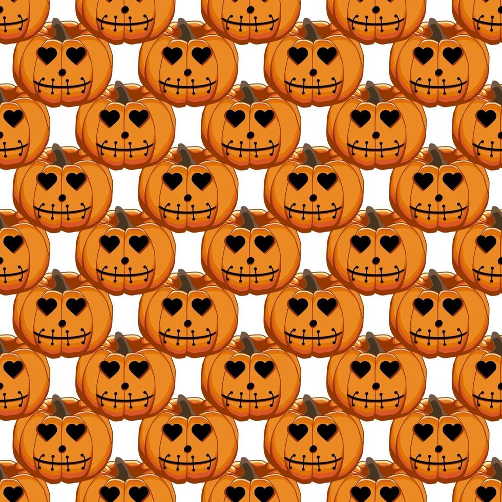 Illustration on theme big colored pattern Halloween vector