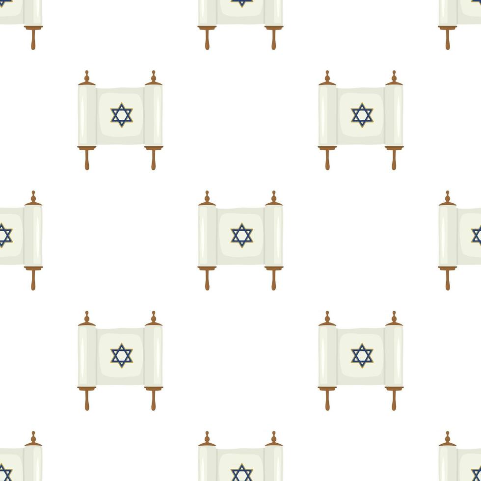 Illustration on theme big colored pattern torah vector