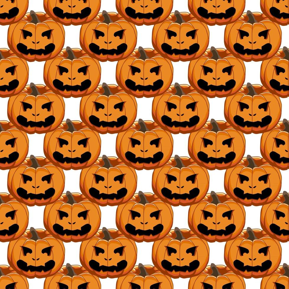 Illustration on theme big colored pattern Halloween vector